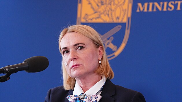 Ministryn� obrany Jana �ernochová z ODS ve �tvrtek odpoledne na tiskové...