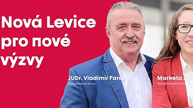 Volební promo fotografie Strany Levice