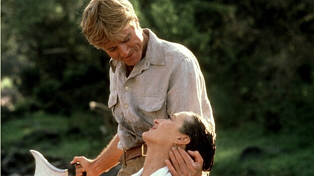 Robert Redford a Meryl Streepov� ve filmu Vzpom�nky na Afriku (1985)