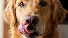 Psi se olizují i z jiných dvod, ne pi oekávání pamlsku.