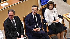 védský premiér Ulf Kristersson (uprosted) (9. záí 2025)