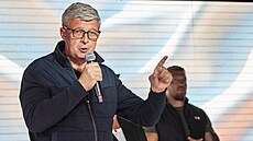 Místopedseda hnutí ANO Karel Havlíek a ministr dopravy za ODS Martin Kupka.