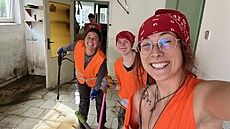 Dobrovolníci na Jesenicku.