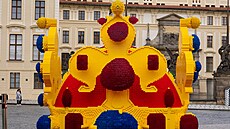 P�i p�íle�itosti oslavy 25 let fungování továrny Lego v Kladn� vznikl první...