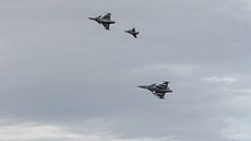 Letouny JAS-39 Gripen �eských vzdu�ných sil na Dnech NATO v Ostrav�