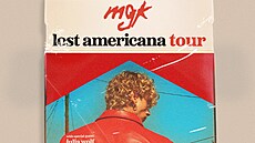 Banner na koncert Machine Gun Kelly v O2 aren�