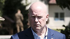 Americký velvyslanec p�i NATO Matthew Whitaker. (15. �ervna 2025)