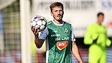 Jan Fortelný v dresu Jablonce.