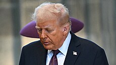 Americký prezident Donald Trump navtívil Velkou Británii. (17. záí 2025)