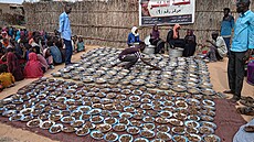 V Súdánu se rozmáhá hladomor. Snímek pochází z m�sta Fá�ir. (11. srpna 2025)