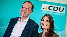 Stephan Keller (CDU), primátor m�sta Düsseldorf, se svou partnerkou Meike...