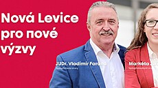 Volební promo fotografie Strany Levice