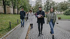 Zakladatelka projektu Mapamátky Marie Zákostelecká a pr�vodce po Praze �t�pán...