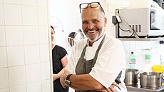 Zátový test je éfova oblíbená disciplína. 