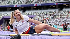 Britka Molly Cauderyová po zran�ní na mistrovství sv�ta v Tokiu