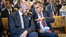 Britský a francouzský velvyslanec na ministerstvu zahrani�í (15. zá�í 2025)