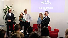 Diskuze pedstavitel pedních stran kandidujících na Vysoin pilákala do...