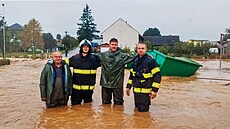 Sazovice na Zlínsku rok p�i ni�ivé povodni 15. zá�í 2024