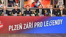 Zleva Václav Hanzlík, Luká Hejda, Matj Vydra, Miroslav Bezdka, Martin...