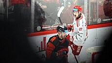 Útoník Michal Kovaík se raduje ze svého prvního gólu od návratu do Tince.