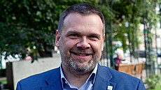 Ministr kultury a lídr kandidátky SPOLU v Plze�ském kraji Martin Baxa. (17....