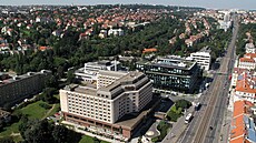 Hotel Diplomat na leteckém snímku z 1. srpna 2009