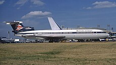 Britský letoun Hawker Siddeley Trident 3B imatrikulace G-AWZT na pa�í�ském...
