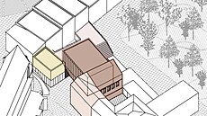 Plnovan zstavba po zbourn obchodnho centra Slezanka.