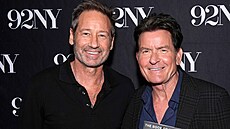 David Duchovny a Charlie Sheen v New Yorku (8. zá�í 2025)