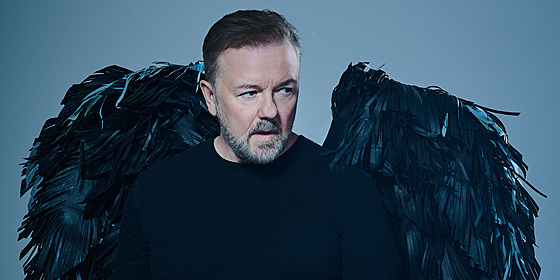 Komik Ricky Gervais a jeho komediální turné Mortality