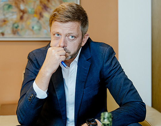 Ministr vnitra Vít Rakuan, lídr STAN ve Stedoeském kraji. (23. záí 2025)