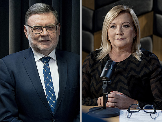 Hosty po�adu Rozst�el jsou Alena Schillerová (ANO) a ministr financí Zbyn�k...