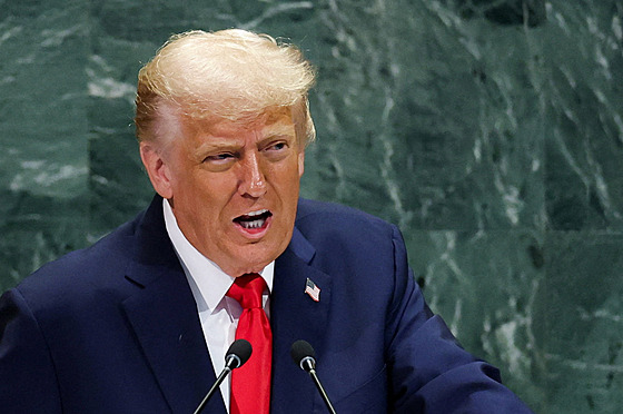 Americký prezident Donald Trump hovoí bhem Valného shromádní OSN v New...