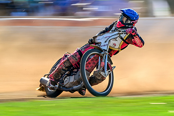 Adam Bedná na Zlaté pilb v Pardubicích.