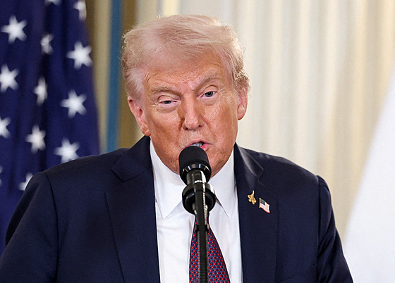 Americký prezident Donald Trump pijal izraelského premiéra Benjamina...