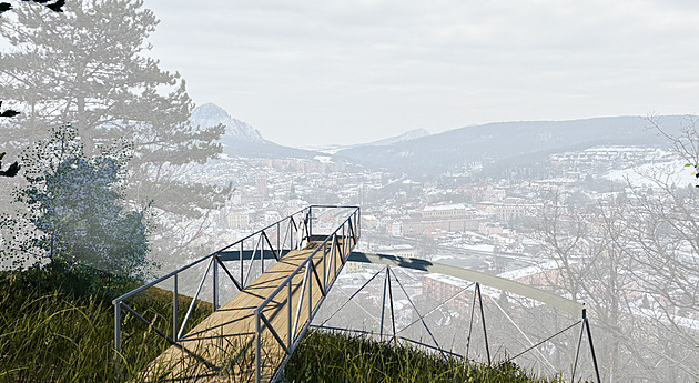 Nad Bílinou vznikne nevední vyhlídka. Lávku si pomocí mechanického runího...
