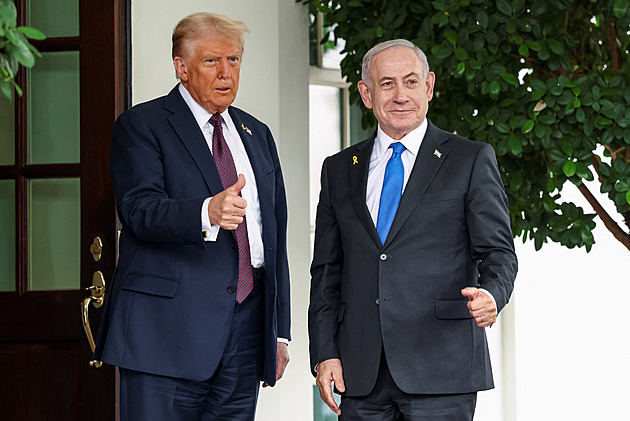 Trump jednal s Netanjahuem. V Bílém domě probrali plán pro Gazu, Izrael souhlasí