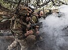 Ukrajin�tí vojáci u Pokrovsku (9. zá�í 2025)