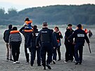 Migranti se pokou�ejí p�ekro�it Laman�ský pr�liv ze severní Francie. (26. zá�í...