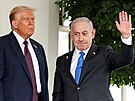 Americký prezident Donald Trump v Bílém dom� p�ijal izraelského premiéra...