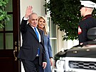 Americký prezident Donald Trump p�ijal izraelského premiéra Benjamina...