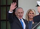 Americký prezident Donald Trump p�ijal izraelského premiéra Benjamina...