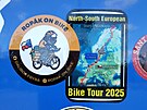 Samolepka mojí mise na míst! Ropák on Bike odkazuje na ná litvínovský fanklub...