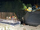 Osazovn Faltusova mostu u Chotkova. (22. z 2025)