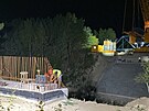 Osazovn Faltusova mostu u Chotkova. (22. z 2025)
