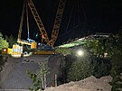 Osazovn Faltusova mostu u Chotkova. (22. z 2025)