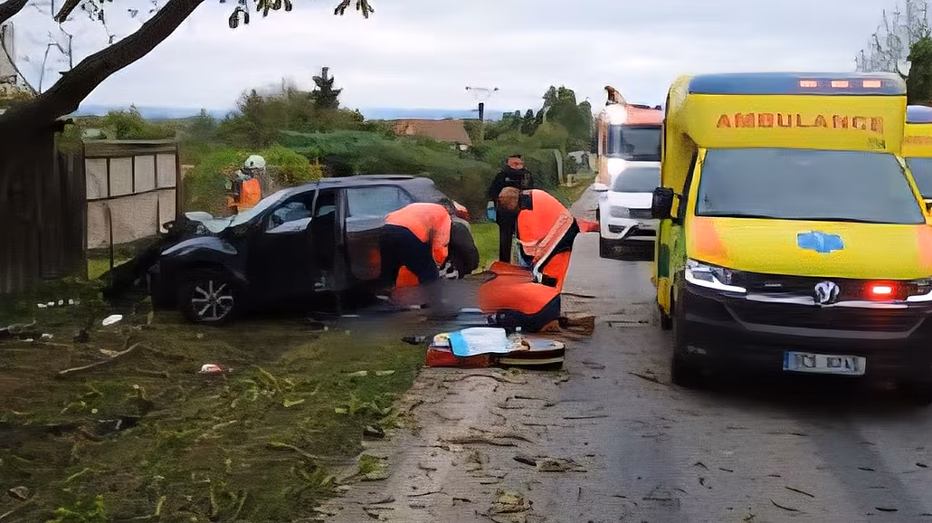 Tragická nehoda se stala u Bor�ova nad Vltavou.