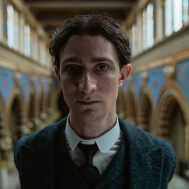 Film Franz od re�is�rky Agnieszka Hollandov�. Na sn�mku herec Idan Weiss jako Franz