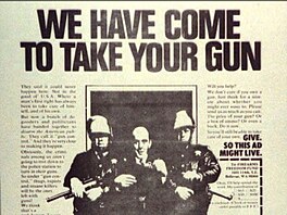 �P�i�li jsme si pro va�e zbran�,� stojí v záhlaví plakátu, kterým Fond pro...