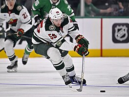 �eský obránce David Ji�í�ek v akci v p�ípravném utkání proti Dallasu.